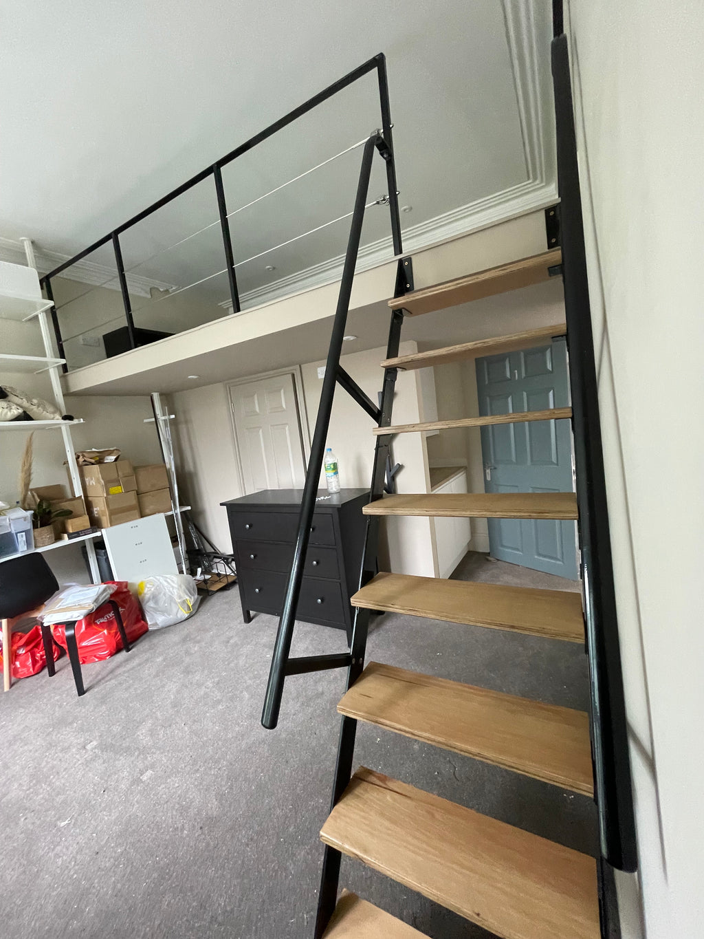 Custom Mezzanine Stairs