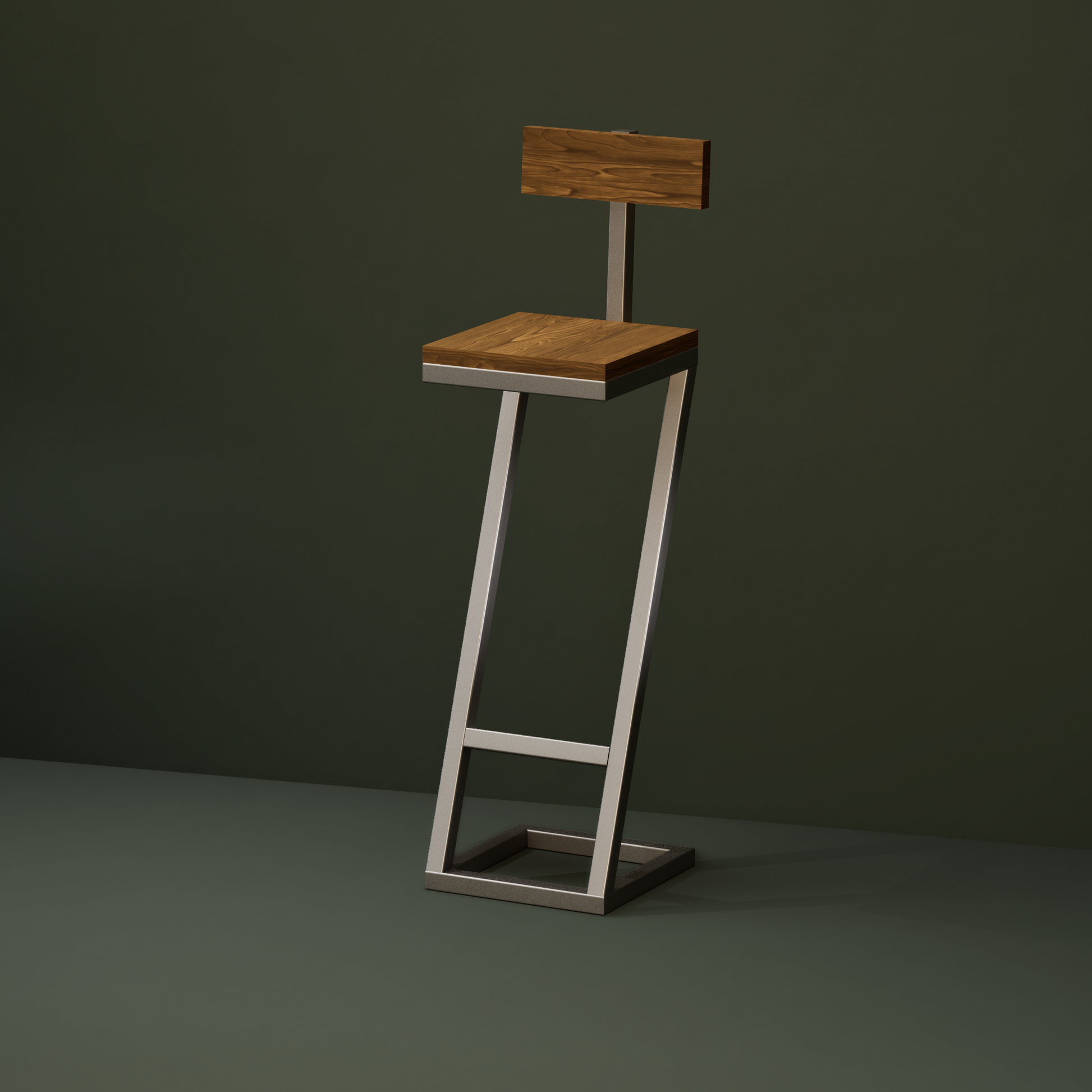 Signature Bar Stool With Back Rest