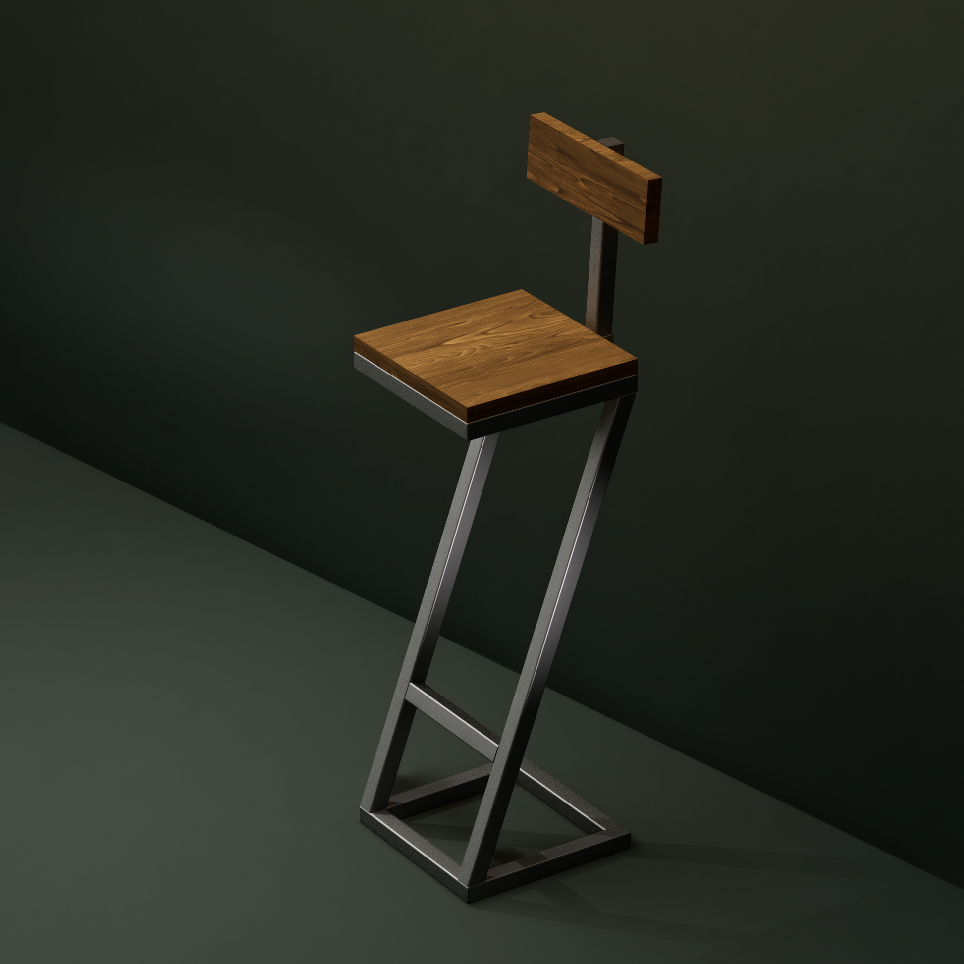 Signature Bar Stool With Back Rest